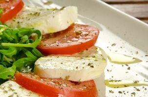 Tomaten mit Mozarella